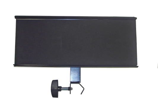 CPK MSD19 Music Stand Shelf - Attachable Tray for Mic/Music Stands, Black 14x35cm