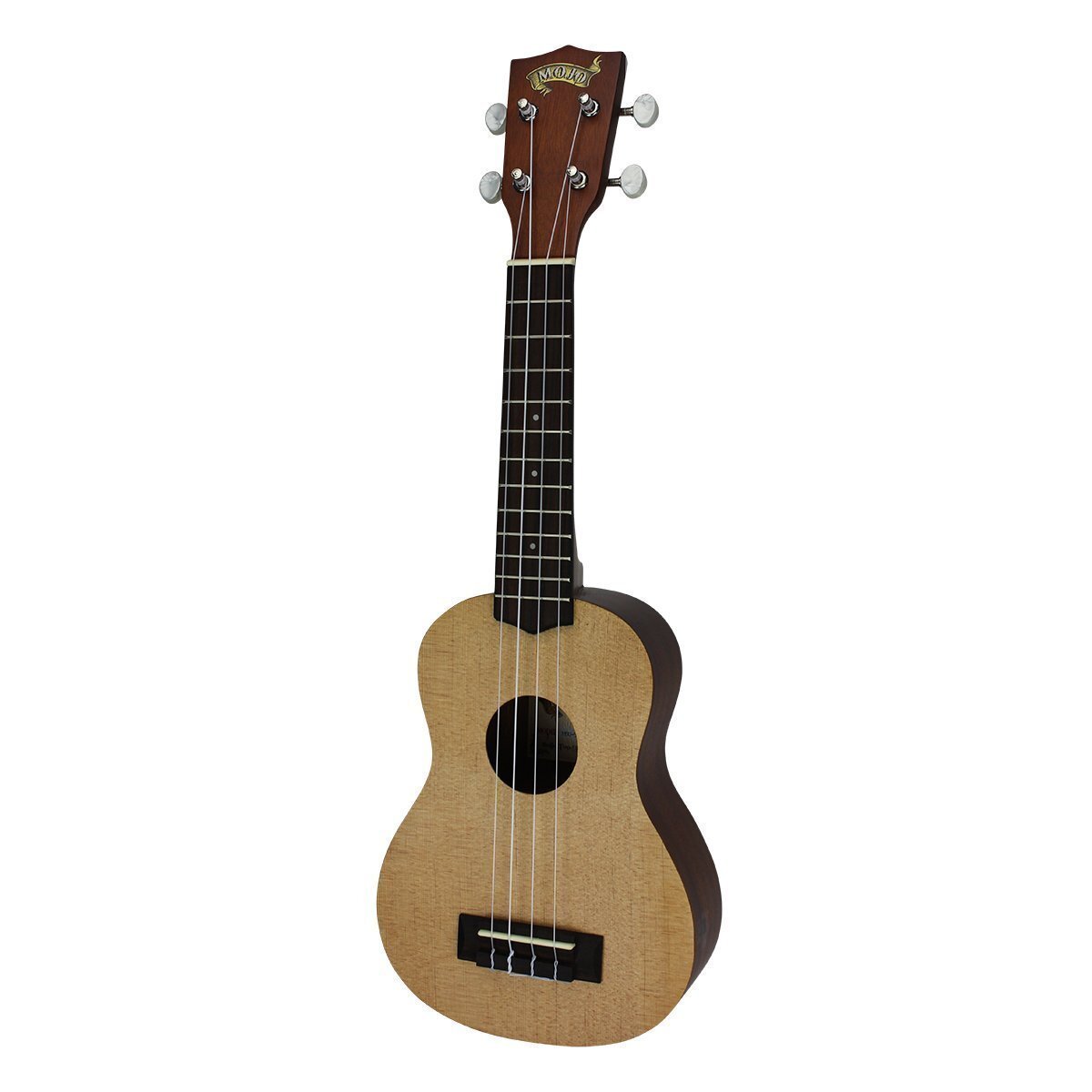 Mojo '50 Series' Spruce Solid Top Soprano Ukulele with Gig Bag (Natural Satin)
