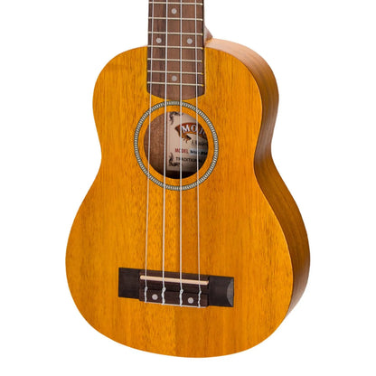 Mojo A30 Series All Acacia Soprano Ukulele Natural Satin MSU-A30-NST — view 4