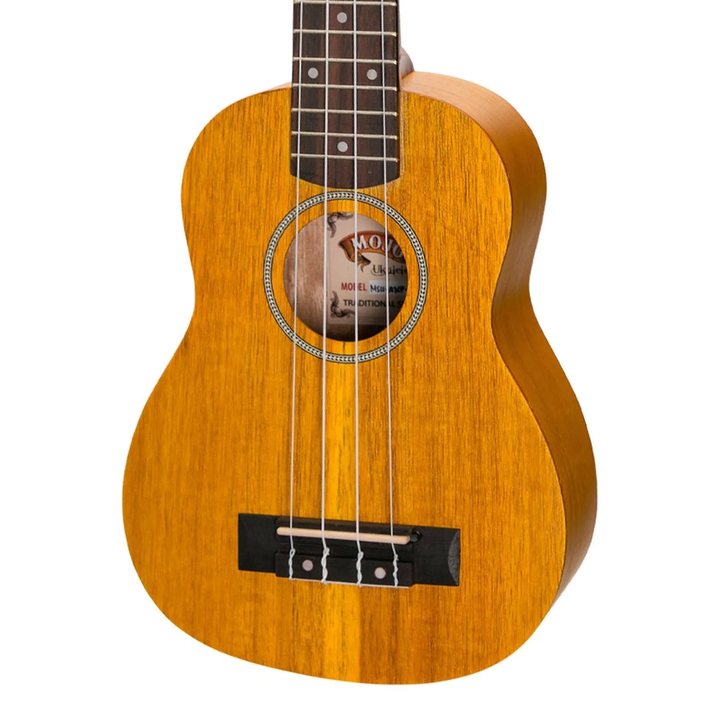 Mojo A30 Series All Acacia Electric Soprano Ukulele Natural Satin MSU-A30P-NST — view 4