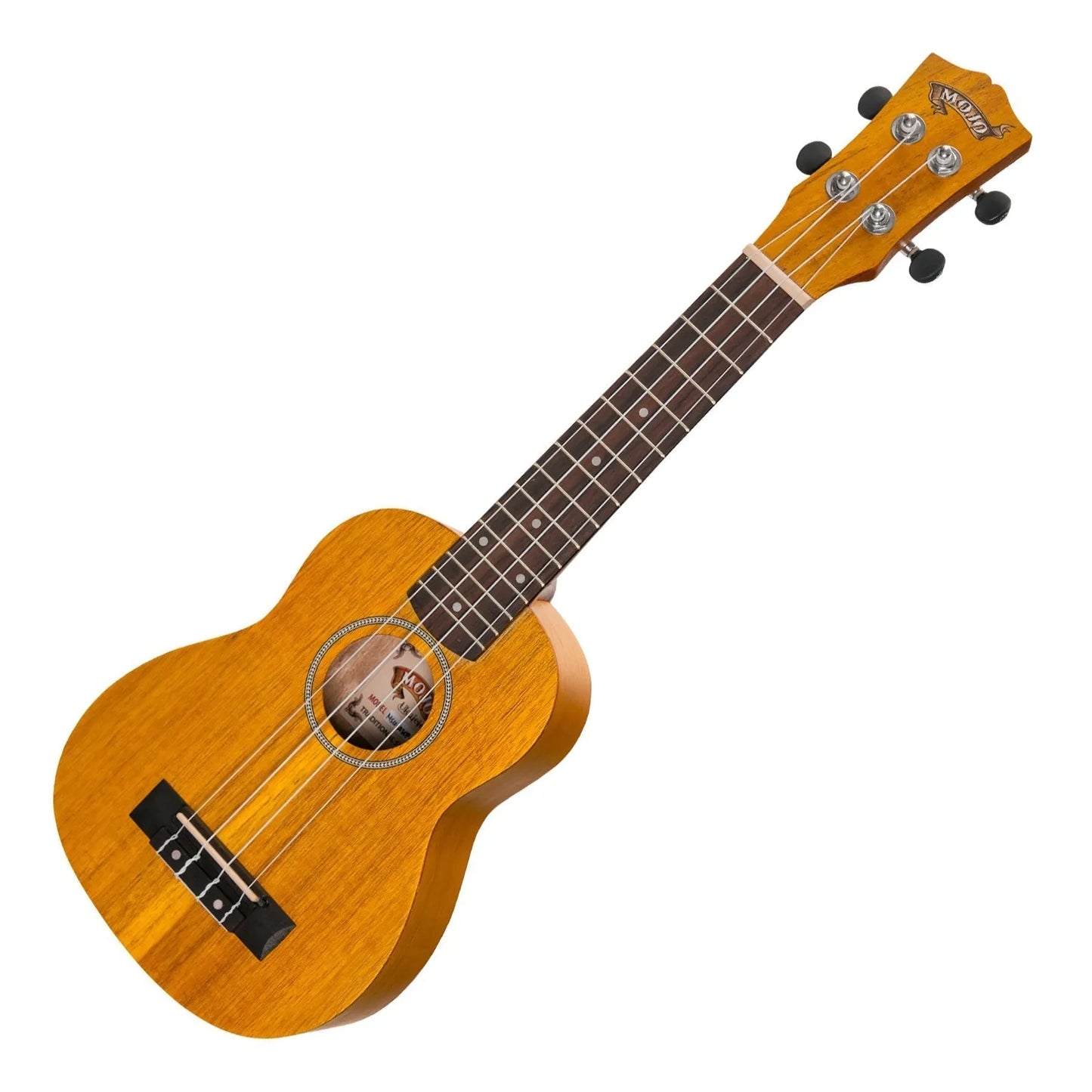 Mojo A30 Series All Acacia Electric Soprano Ukulele Natural Satin MSU-A30P-NST — view 3