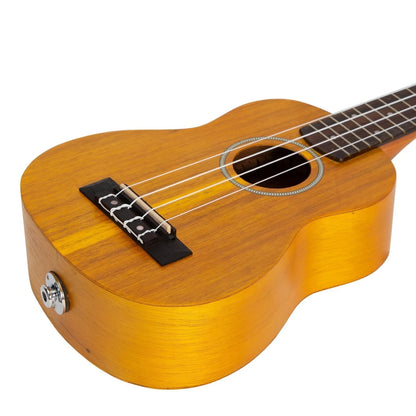 Mojo A30 Series All Acacia Electric Soprano Ukulele Natural Satin MSU-A30P-NST — view 6