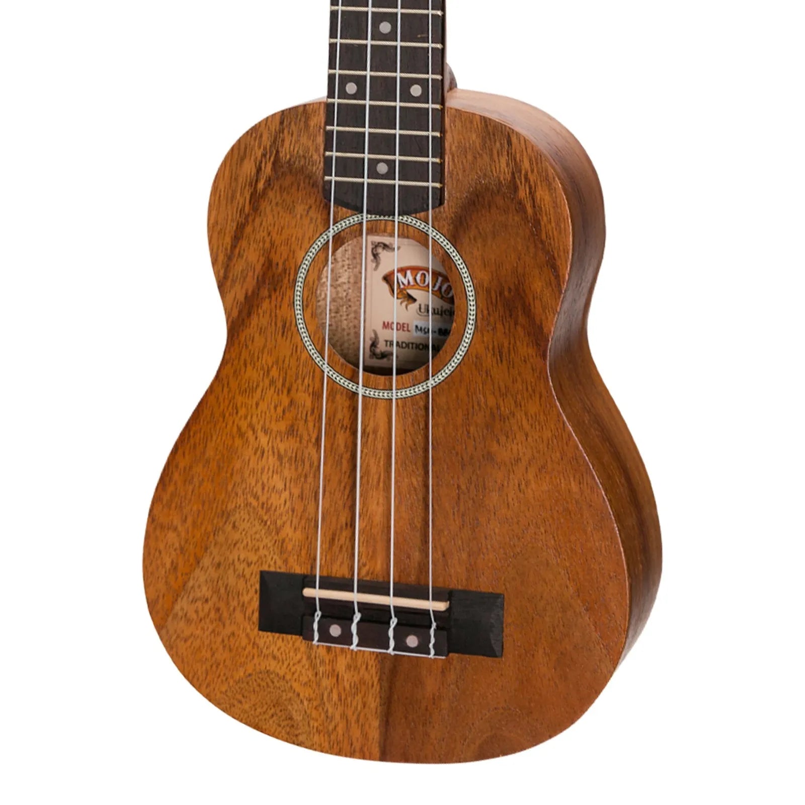 Mojo B80 Series All Bubinga Soprano Ukulele Natural Satin MSU-B80-NST — view 4