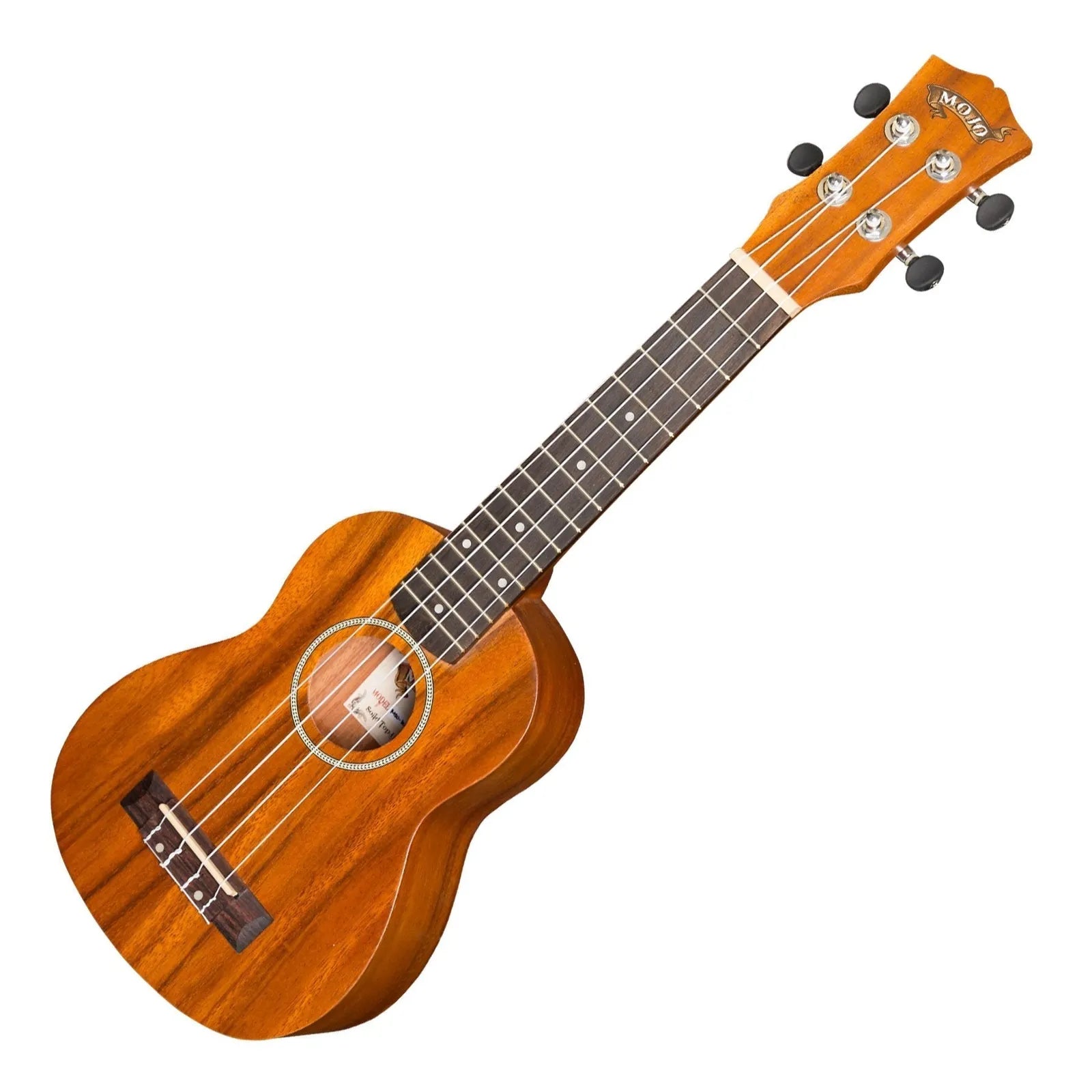Mojo K20 Series All Koa Soprano Ukulele Natural Satin MSU-K20-NST — view 3