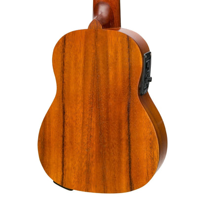 Mojo K20 Series All Koa Electric Soprano Ukulele with Built-in Tuner - Natural Satin — view 5