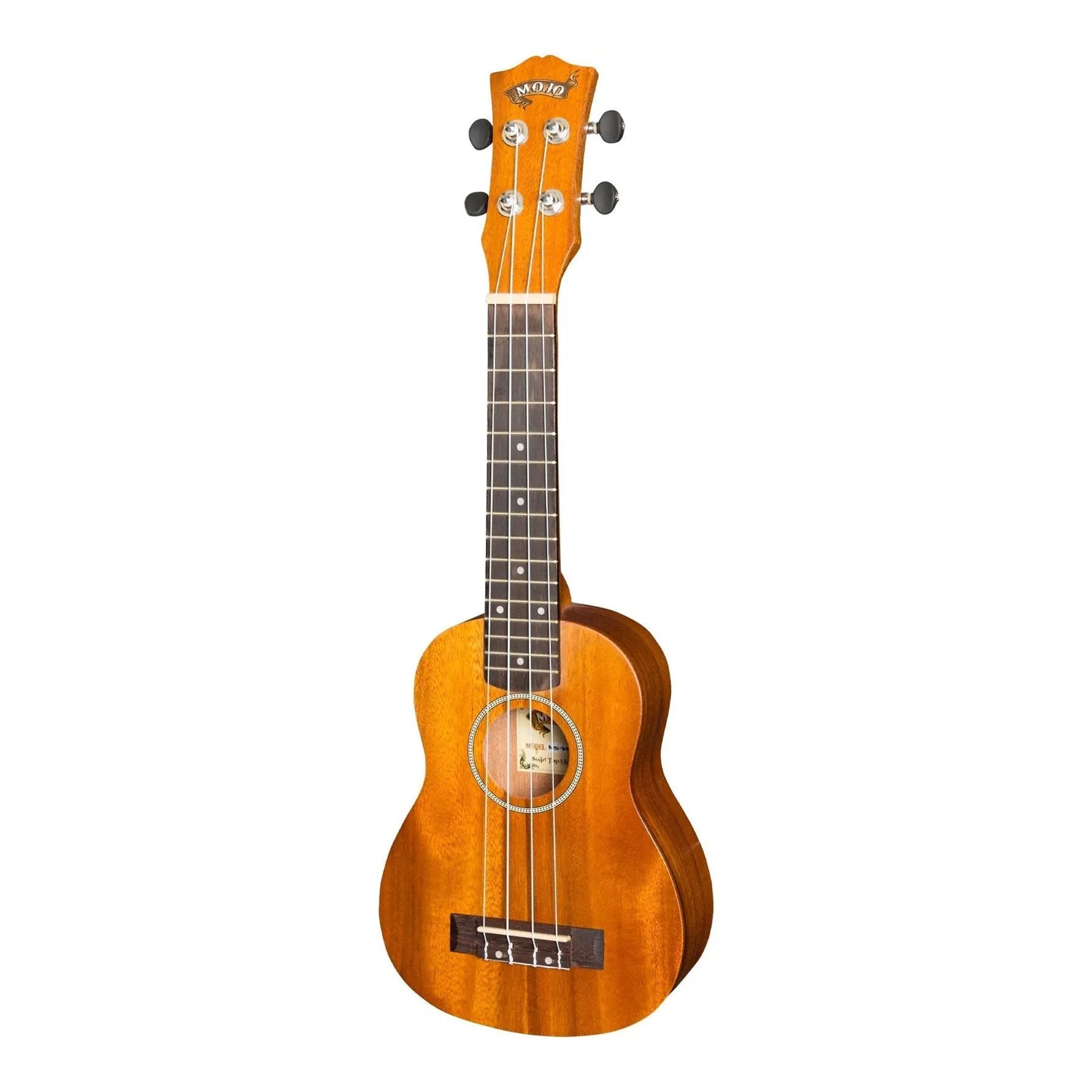 Mojo K20 Series All Koa Electric Soprano Ukulele Natural Satin MSU-K20P-NST