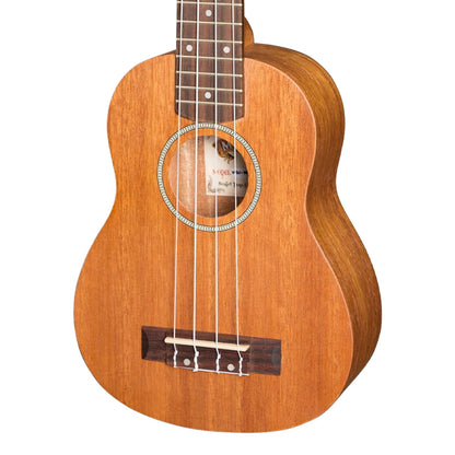 Mojo ME10 Series All Meranti Electric Soprano Ukulele Natural Satin — view 4