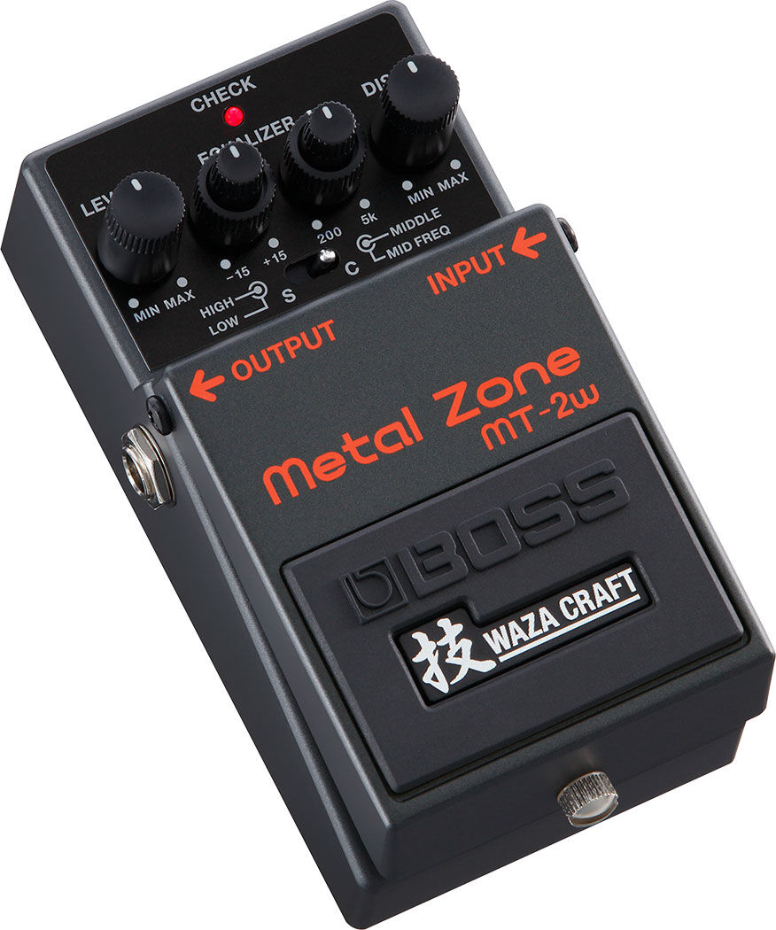 BOSS MT-2W Metal Zone WAZA CRAFT Distortion Pedal - Iconic Compact Effects for Heavy Tones — view 3