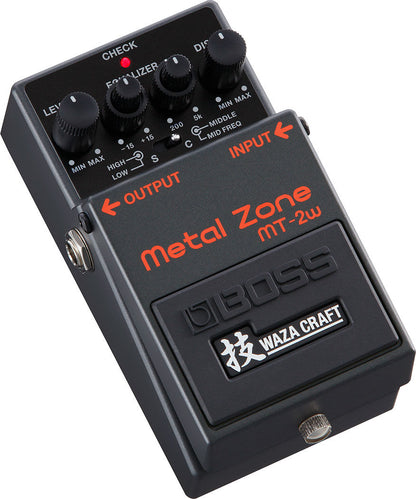 BOSS MT-2W Metal Zone WAZA CRAFT Distortion Pedal - Iconic Compact Effects for Heavy Tones — view 3