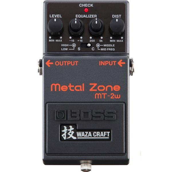 BOSS MT-2W Metal Zone WAZA CRAFT Distortion Pedal - Iconic Compact Effects for Heavy Tones — view 6