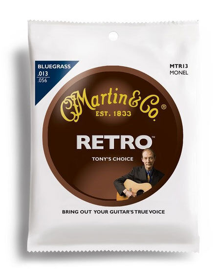Martin Retro "Tony's Choice" Acoustic Guitar String Set MTR13 (13-56)