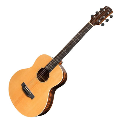 Martinez Southern Star Series MTT-7 Natural Gloss Spruce Solid Top Acoustic-Electric Guitar with Hardcase — view 3