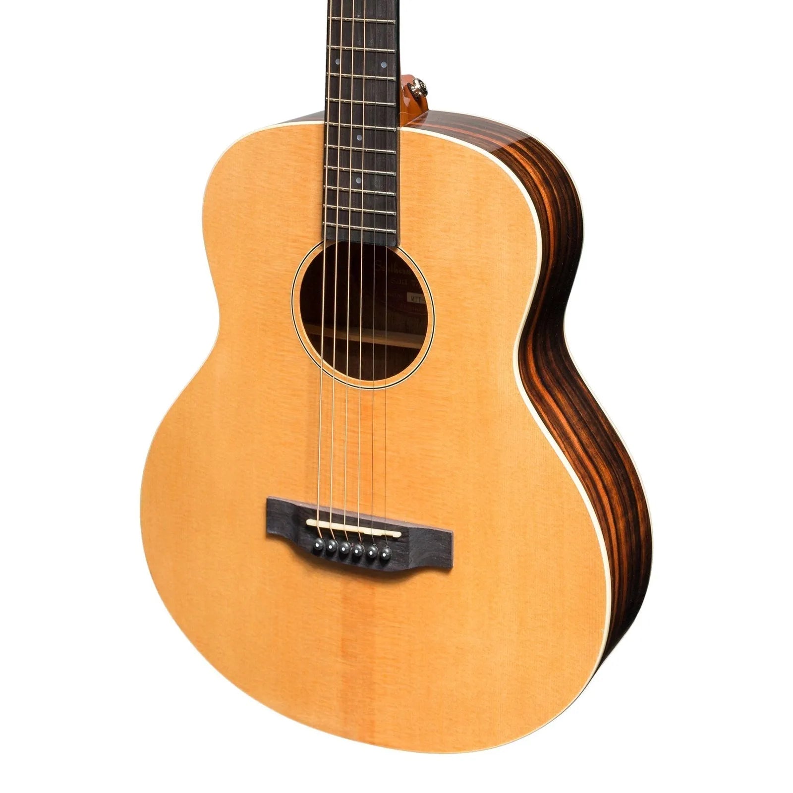Martinez Southern Star Series MTT-7 Natural Gloss Spruce Solid Top Acoustic-Electric Guitar with Hardcase — view 4