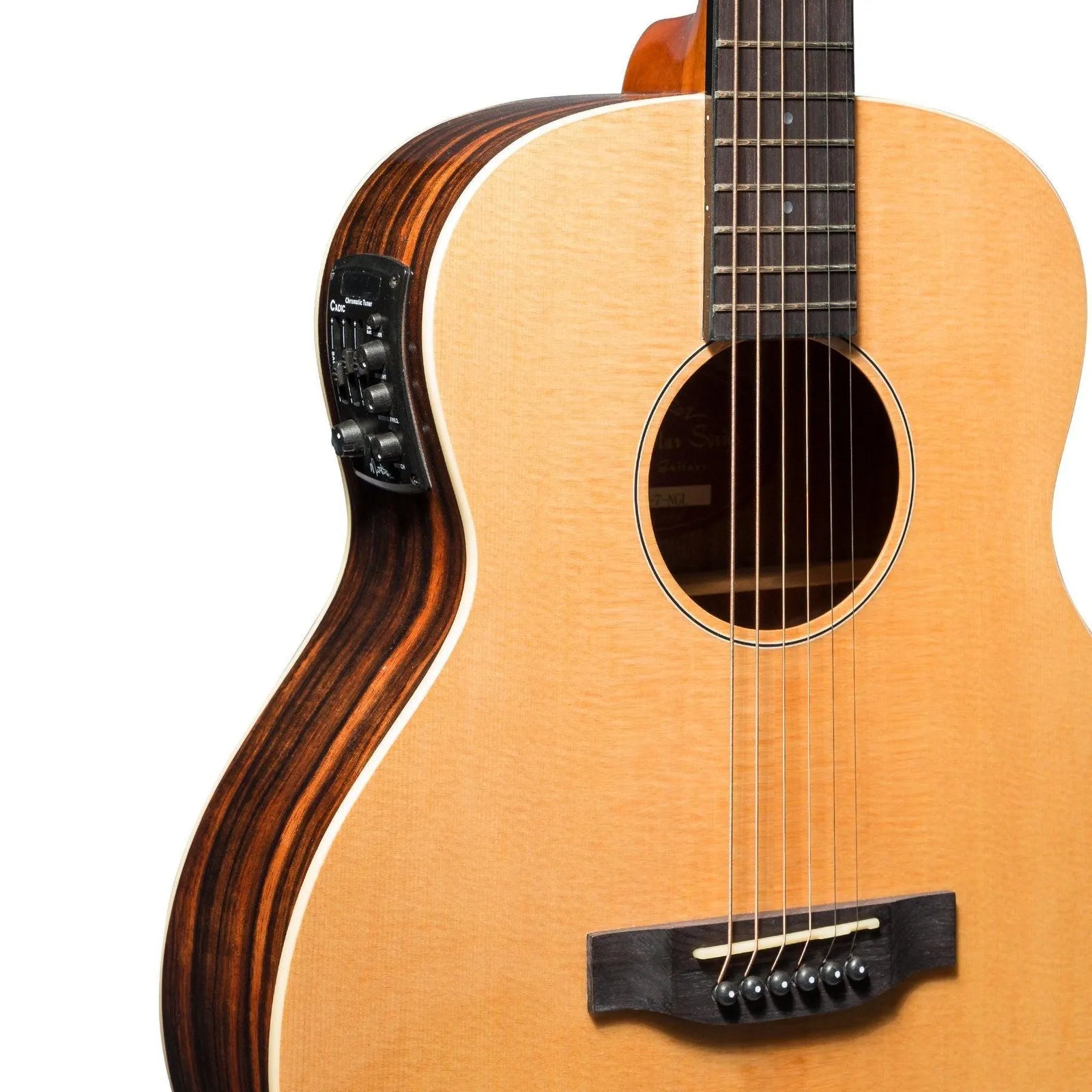 Martinez Southern Star Series MTT-7 Natural Gloss Spruce Solid Top Acoustic-Electric Guitar with Hardcase — view 6