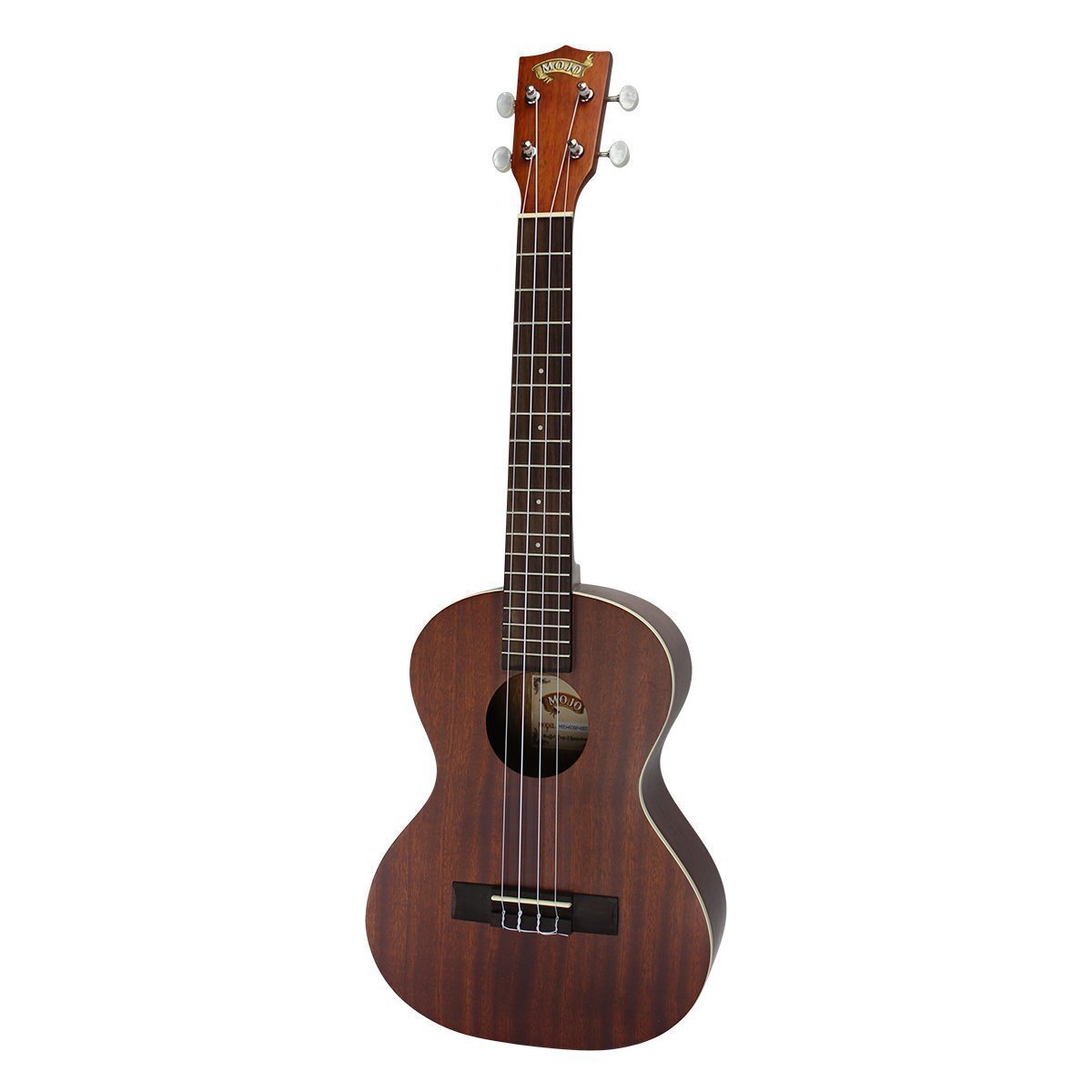 Mojo '60 Series' Mahogany Solid Top Electric Tenor Ukulele with Gig Bag (Natural Satin)