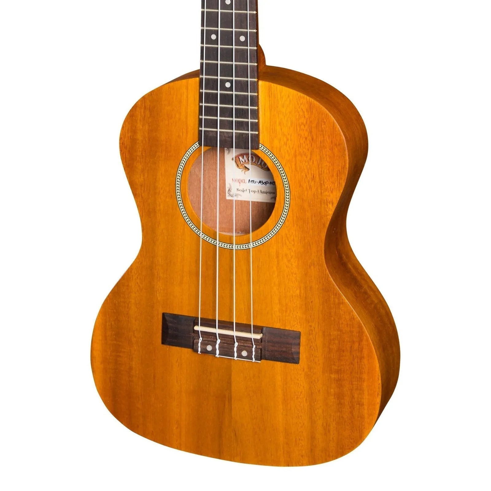Mojo A30 Series All Acacia Electric Tenor Ukulele Natural Satin MTU-A30P-NST — view 4