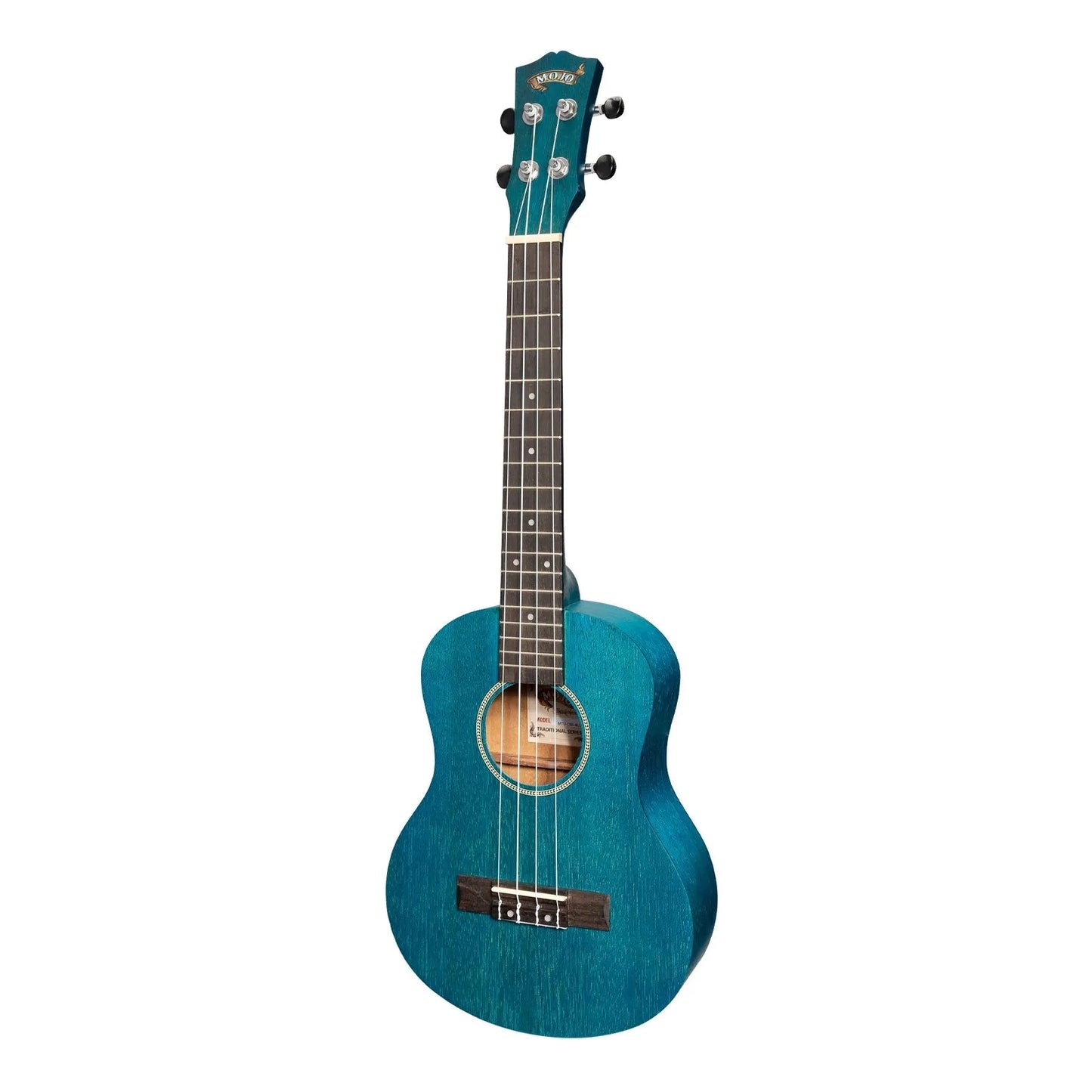 Mojo Colour Series Tenor Ukulele - Blue, Meranti & Nato Construction, Rosewood Fingerboard, 4 Strings, 18 Frets, Right Dexterity, Model MTU-C66-BLU