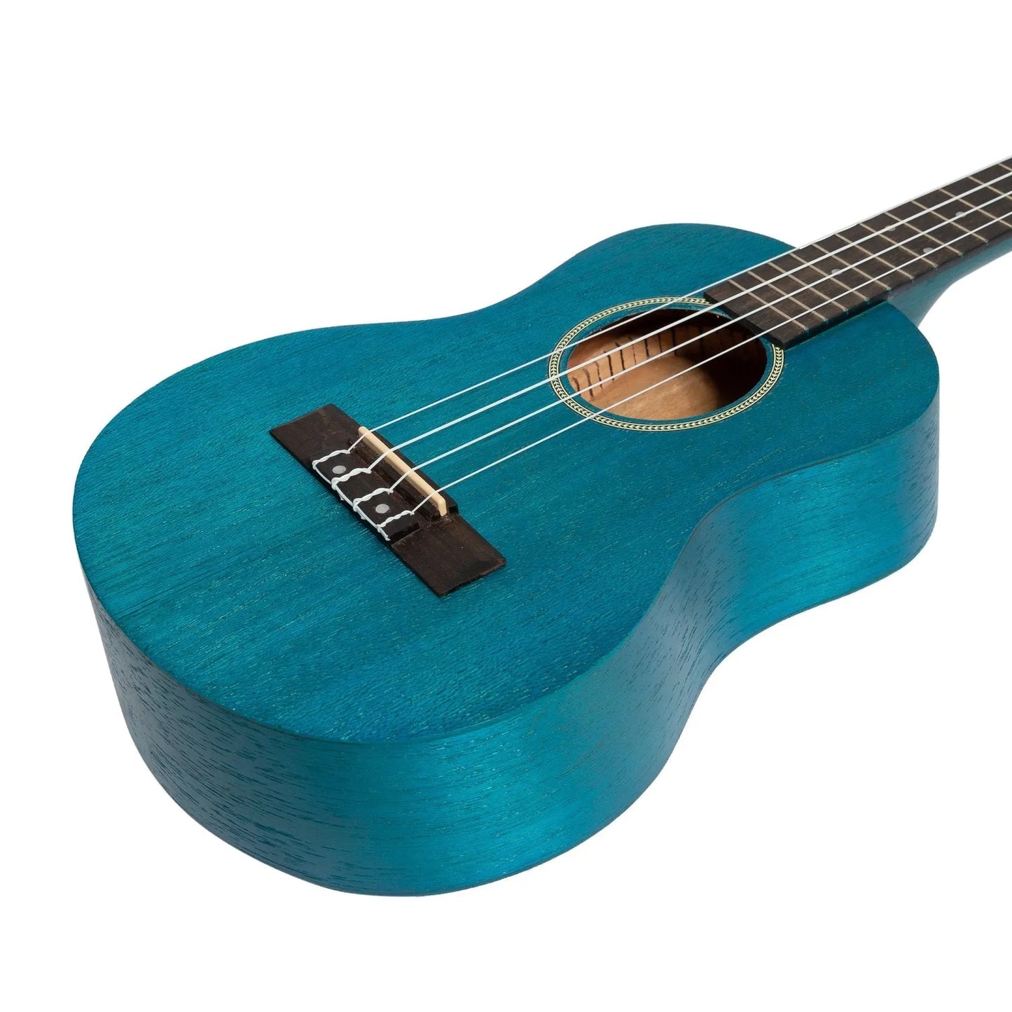 Mojo Colour Series Tenor Ukulele - Blue, Meranti & Nato Construction, Rosewood Fingerboard, 4 Strings, 18 Frets, Right Dexterity, Model MTU-C66-BLU — view 6