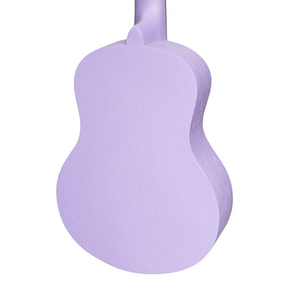 Mojo Colour Series Tenor Ukulele - Purple - Meranti/Nato Construction, Rosewood Fingerboard, 4 Strings, 18 Frets, Right Dexterity — view 5