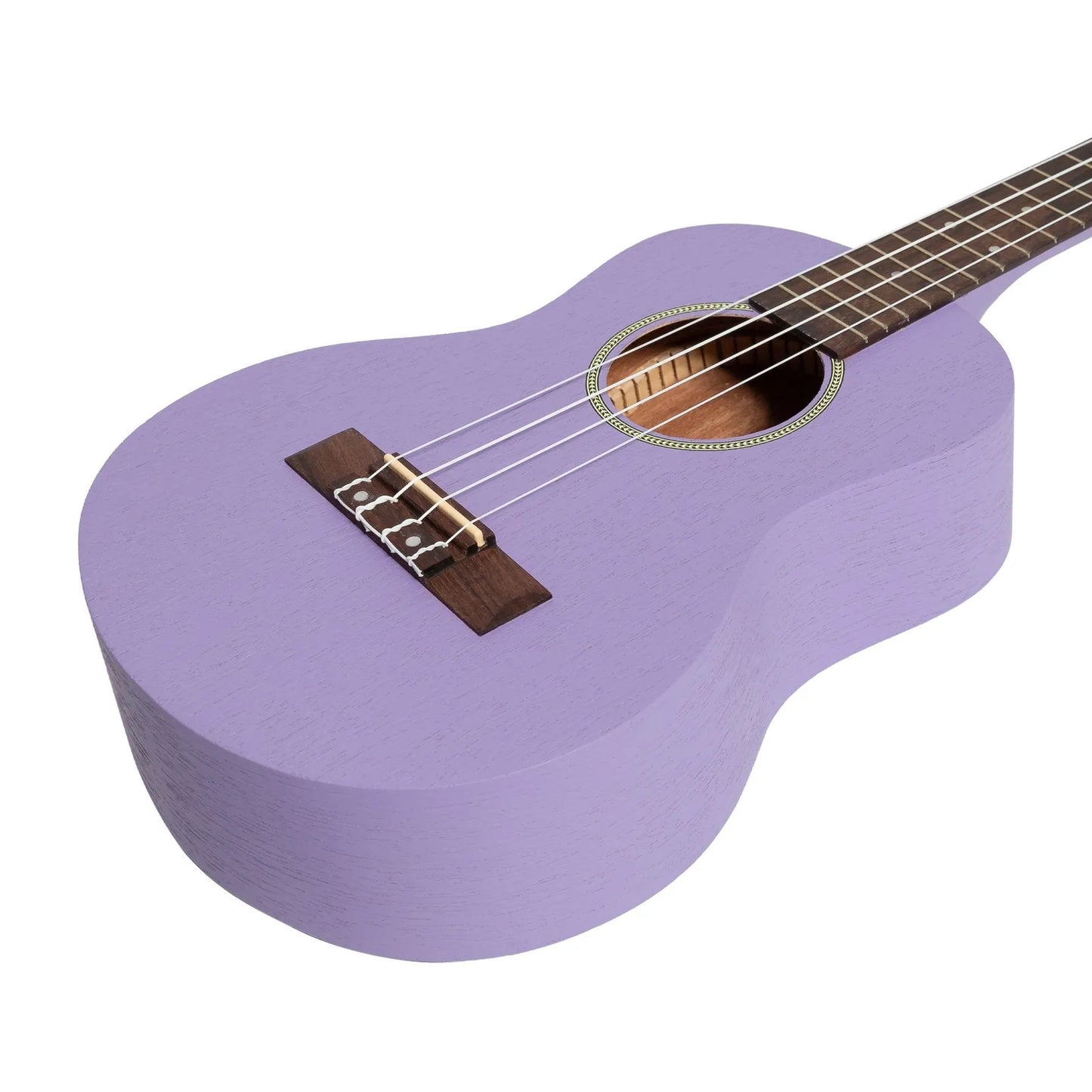 Mojo Colour Series Tenor Ukulele - Purple - Meranti/Nato Construction, Rosewood Fingerboard, 4 Strings, 18 Frets, Right Dexterity — view 6