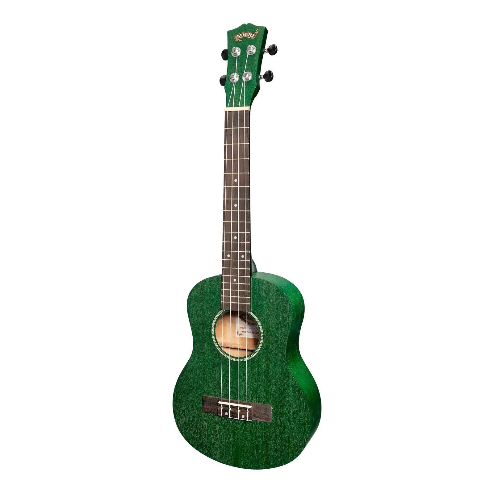 Mojo Colour Series Tenor Ukulele Green - MTU-C66-TGR, Meranti/Nato Construction, Rosewood Fingerboard, 4 Strings, Right Dexterity