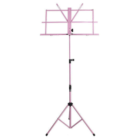 SoundArt Traditional Folding Music Stand (Pink)