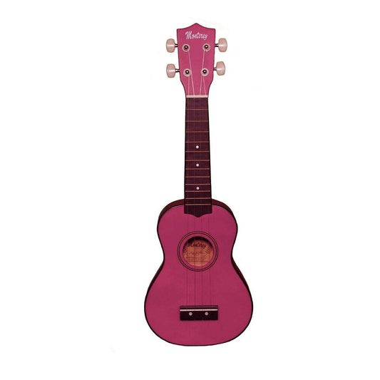Monterey MU-175PK Soprano Ukulele Pink Finish Uke Kids Guitar
