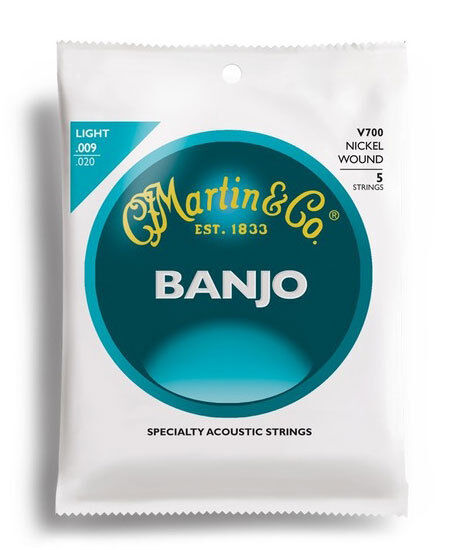 Martin Vega V700 Light Gauge 5-String Banjo Strings Set