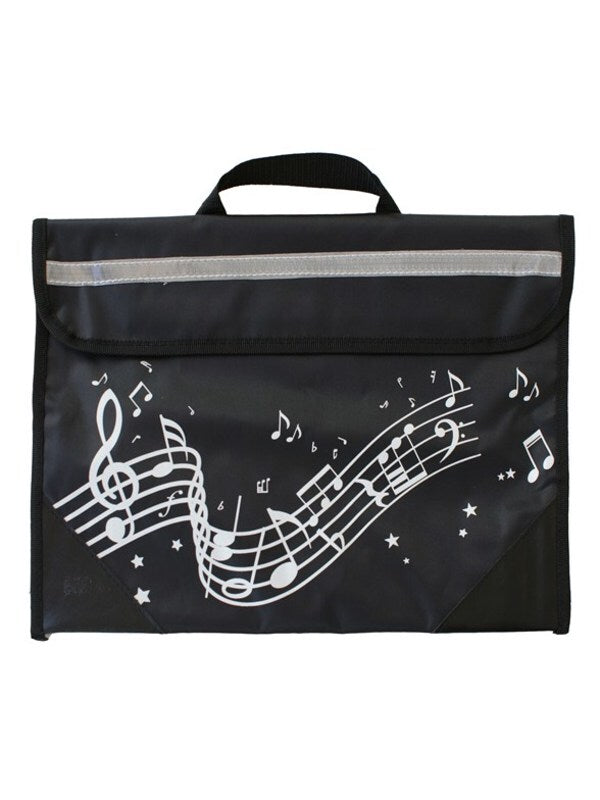 Musicwear Wavy Stave Music Bag Black