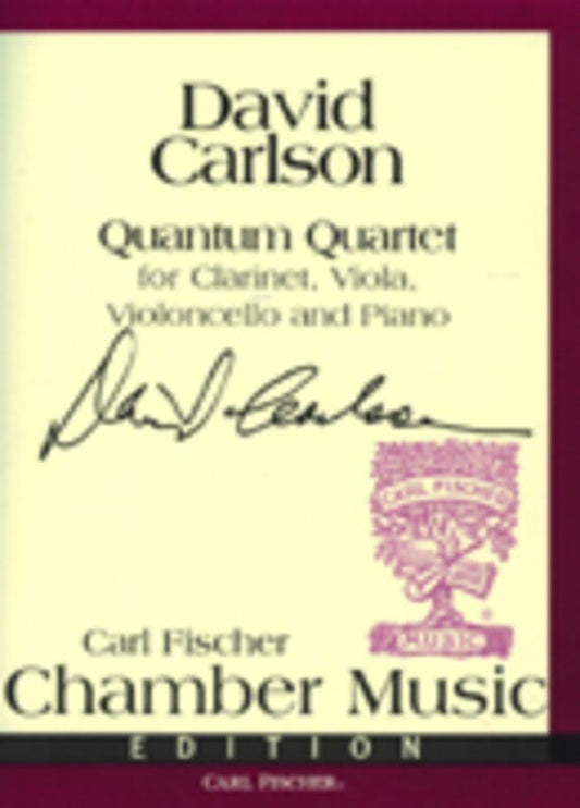 Quantum Quartet clarinet Viola Vc Piano Book