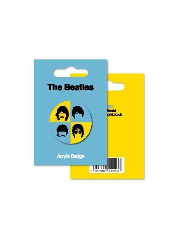 The Beatles Acrylic Badge by My World