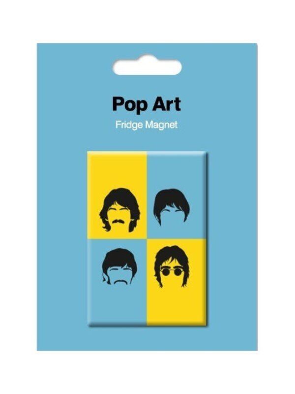 The Beatles Pop Art Fridge Magnet - 8cm x 5cm with Gloss Finish