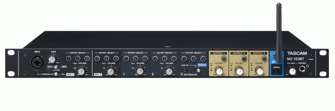 Tascam Mz-123Bt Zone Mixer With Bluetooth