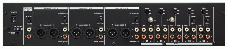 TASCAM MZ-223 Multi-Zone Mixer with BGM & Paging for 3 Zones, 2U Design — view 2