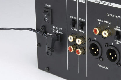 TASCAM MZ-372 Pro Mixer 12-Mono/6-Stereo Inputs, 2 Zones, 3U Installation — view 4