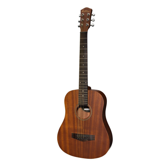 Martinez 'Mahogany Series' Mahogany Babe Traveller Guitar (Natural Satin)