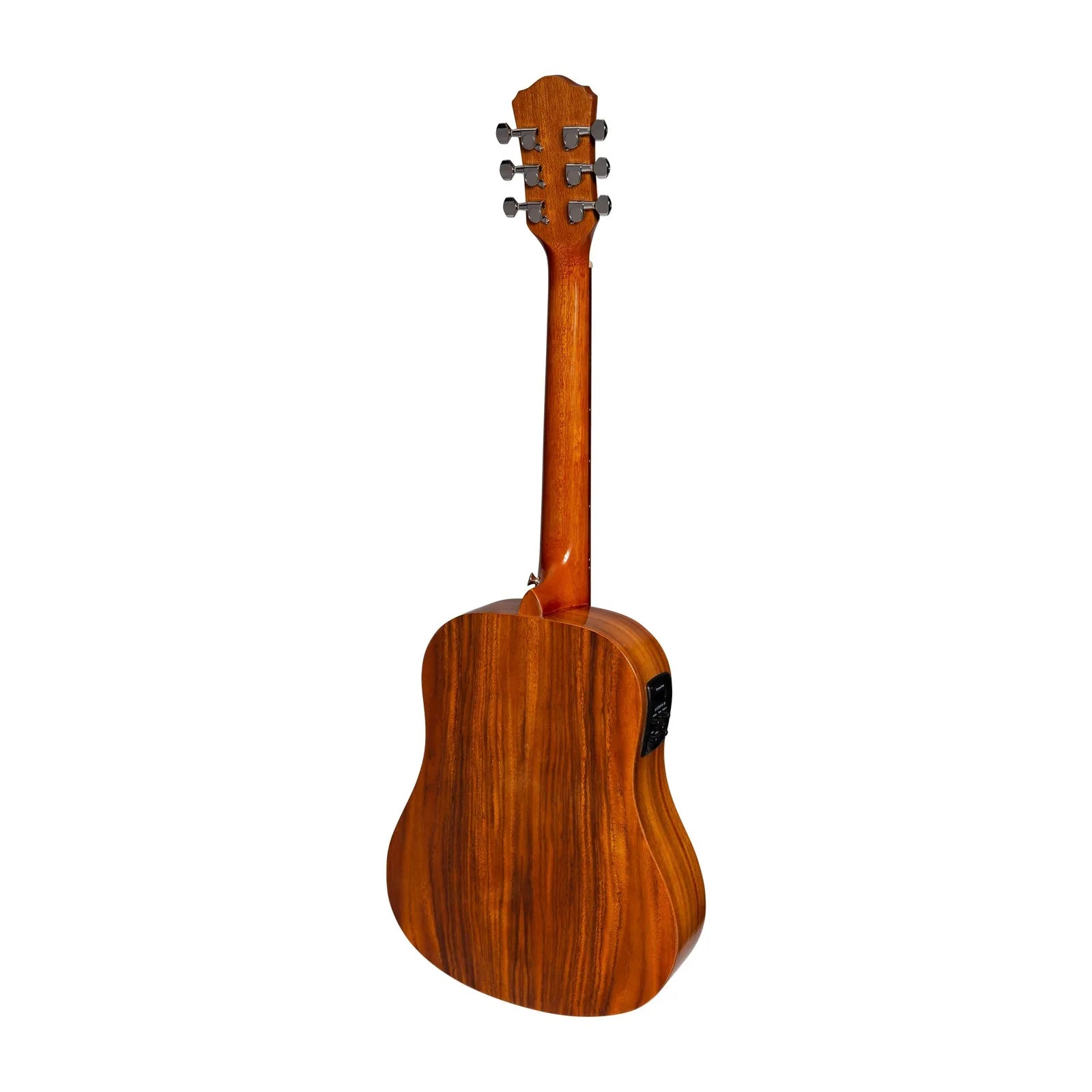 Martinez MZ-BT2G-KOA Acoustic Babe Traveller Guitar Natural Gloss 6-String — view 2