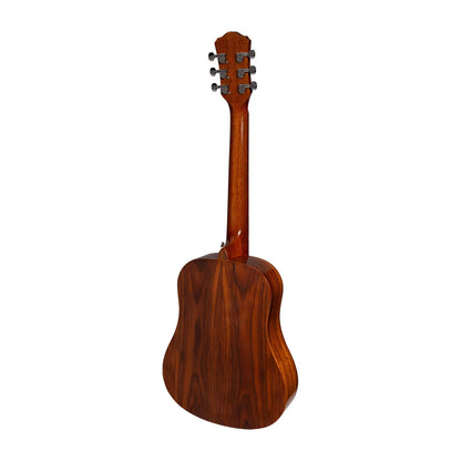 Martinez MZ-BT2G-RWD Babe Traveller Acoustic Guitar - Rosewood, Natural Gloss, 6 Strings, 23" Scale Length, Right Handed — view 2
