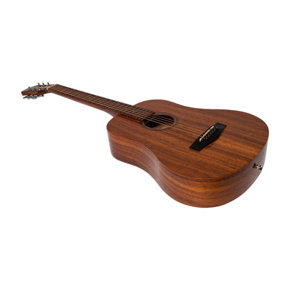 Martinez MZ-BT2G-RWD Babe Traveller Acoustic Guitar - Rosewood, Natural Gloss, 6 Strings, 23" Scale Length, Right Handed — view 3