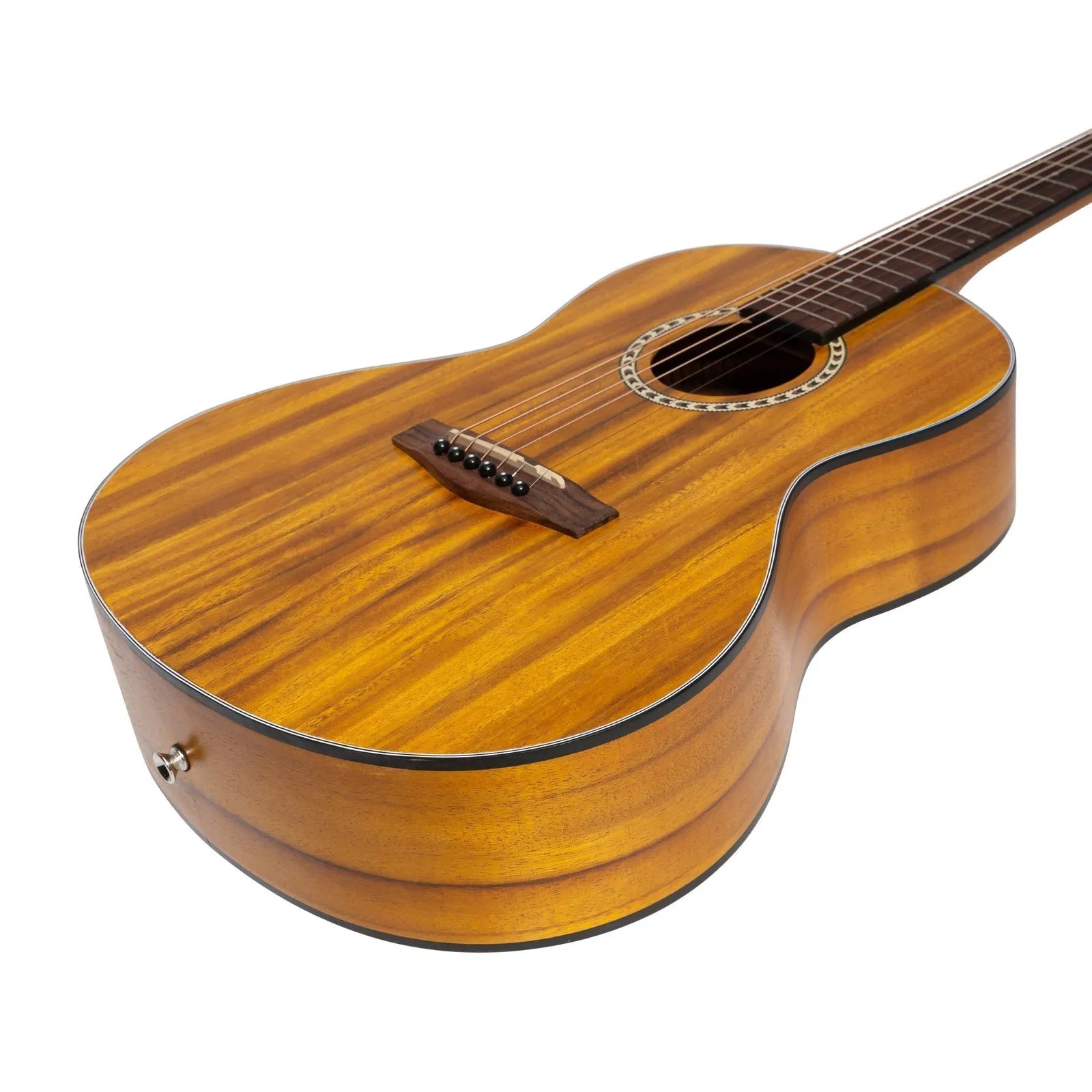 Martinez MZ-LM2-KOA 'Little-Mini' Folk Acoustic Guitar Natural Koa 6-String 23" Scale — view 6