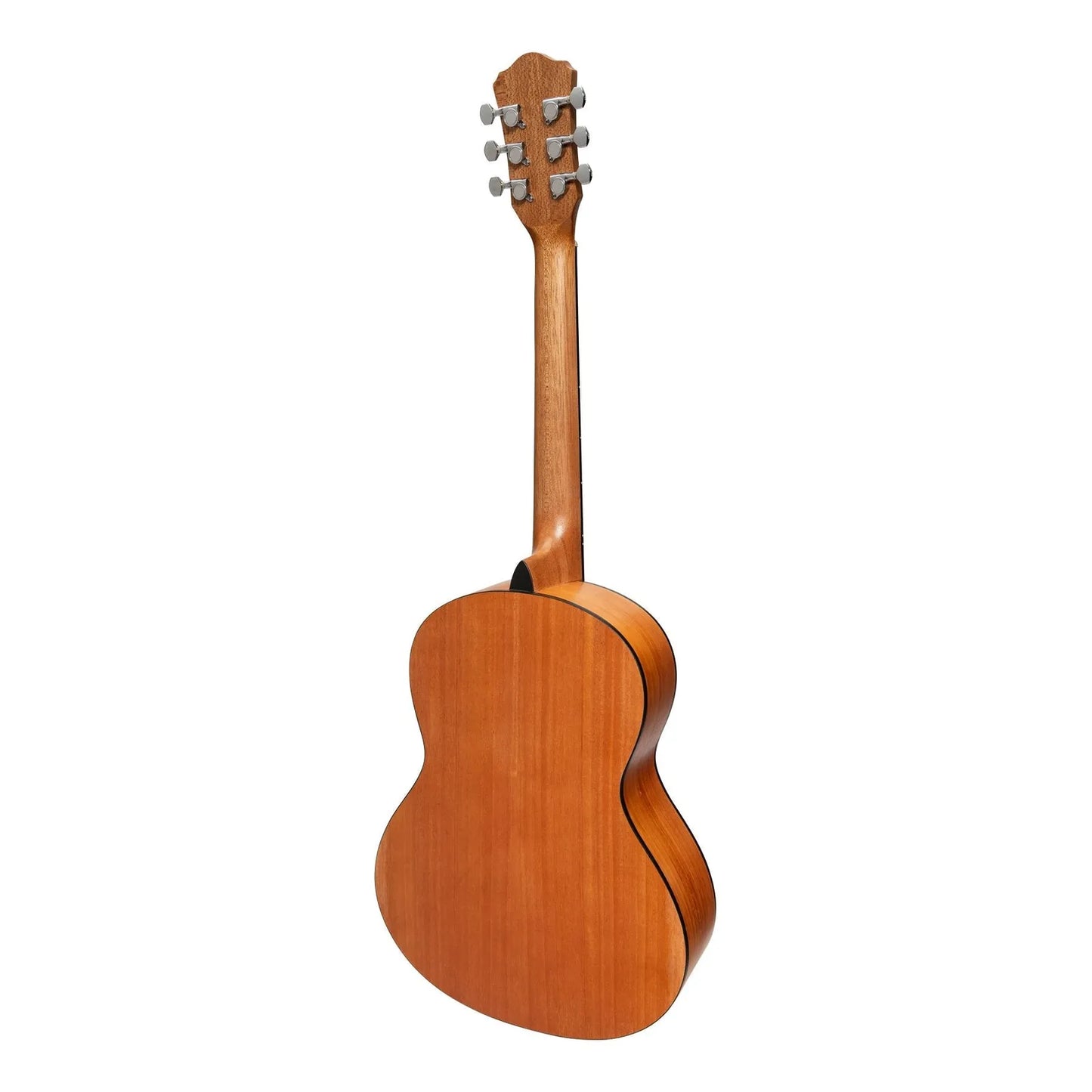 Martinez MZ-LM2-MAH 'Little-Mini' Folk Guitar - Mahogany, 6 Strings, Natural, Right-Handed, 23" Scale Length, Acoustic, Compact Design — view 2