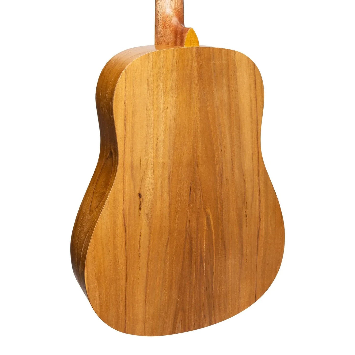 Martinez MZ-MT2L-JTK Left Handed Acoustic Middy Traveller Guitar - Jati-Teakwood — view 5