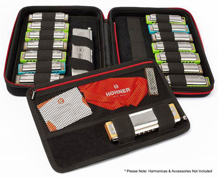 Hohner FlexCase Large Harmonica Case with Detachable Tool Bag and Shoulder Strap — view 4