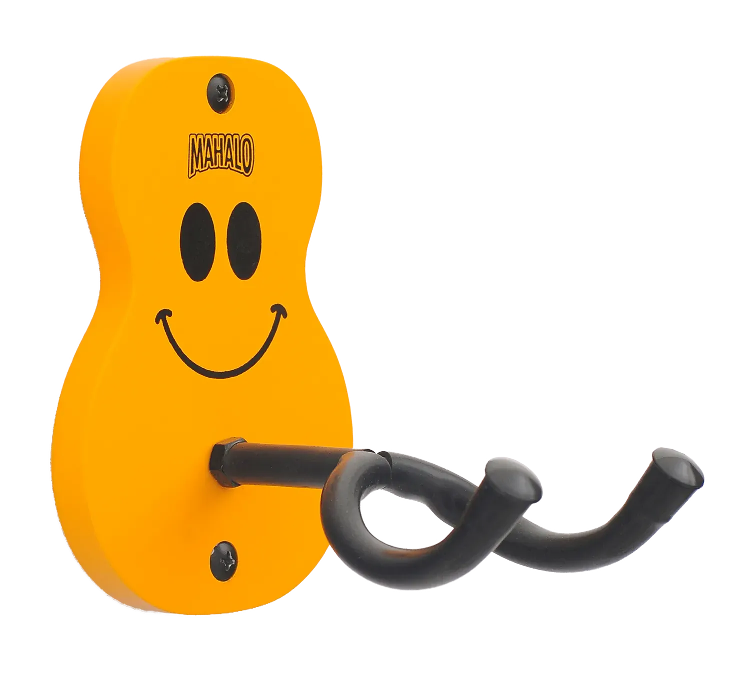 Mahalo Ukulele Hanger - Smiley Face Design with Foam Padded Arms