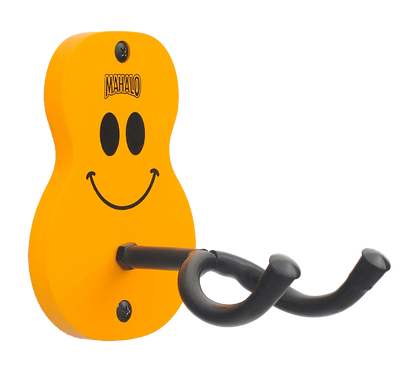 Mahalo Ukulele Hanger - Smiley Face Design with Foam Padded Arms