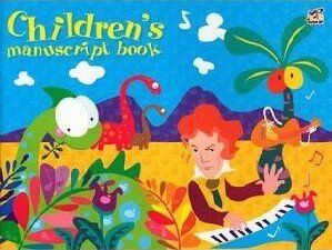 Children's Manuscript Book with 4 Extra-Wide Staves - 32 Pages