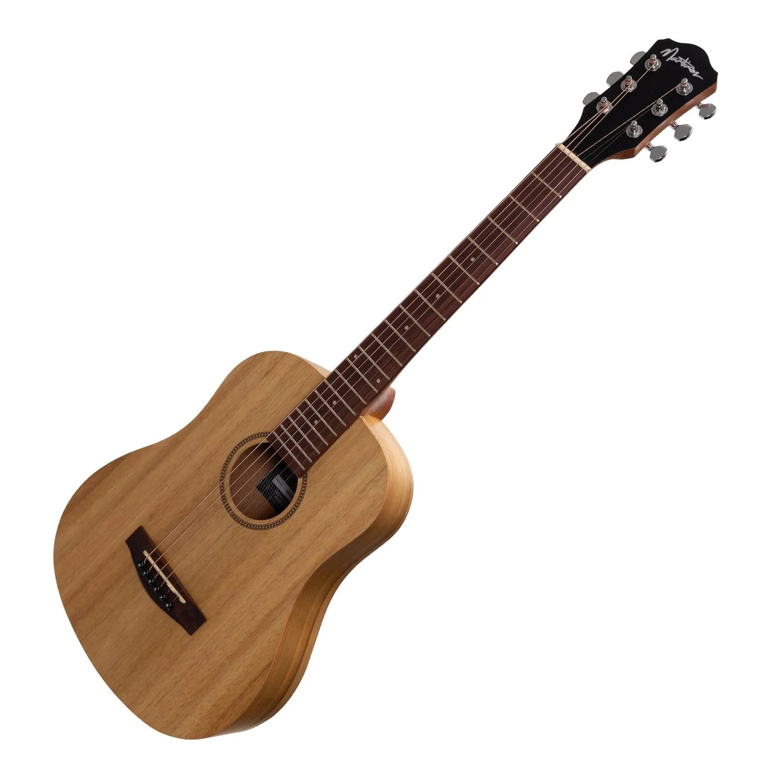 Martinez MZP-BT2-ASTN Acoustic-Electric Babe Traveller Guitar Natural — view 3