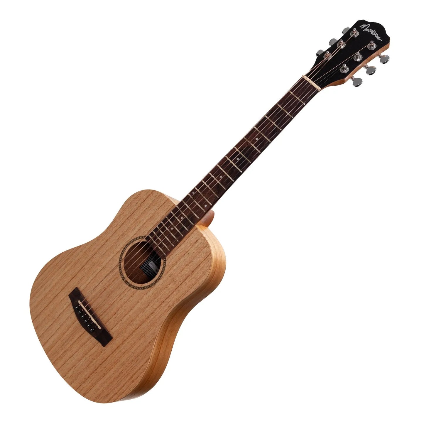 Martinez MZP-BT2-MWD Babe Traveller Acoustic-Electric Guitar Mindi-Wood Natural Right-Handed 6 Strings — view 3