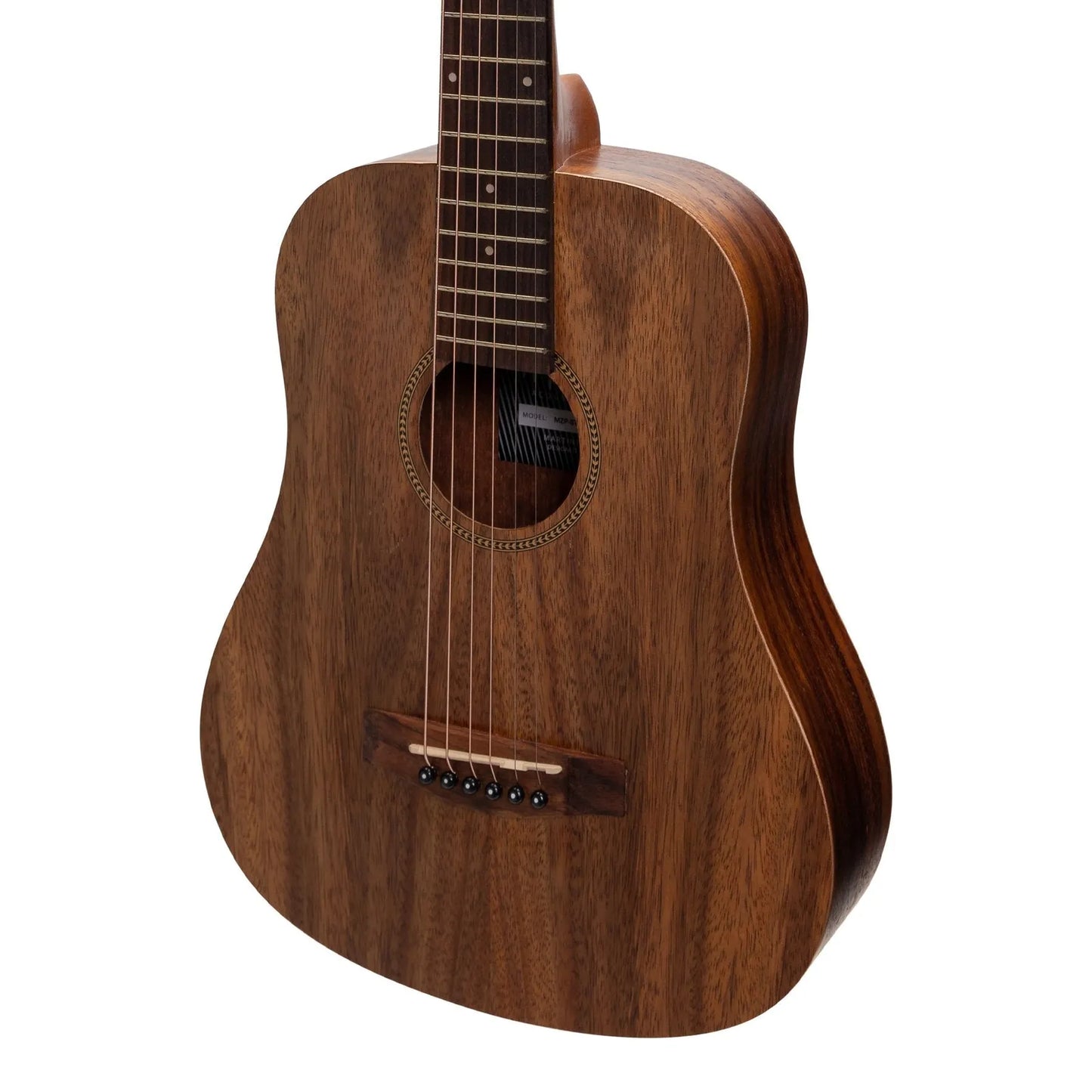Martinez MZP-BT2-RWD Babe Traveller Acoustic-Electric Guitar Natural Rosewood 6-String — view 4