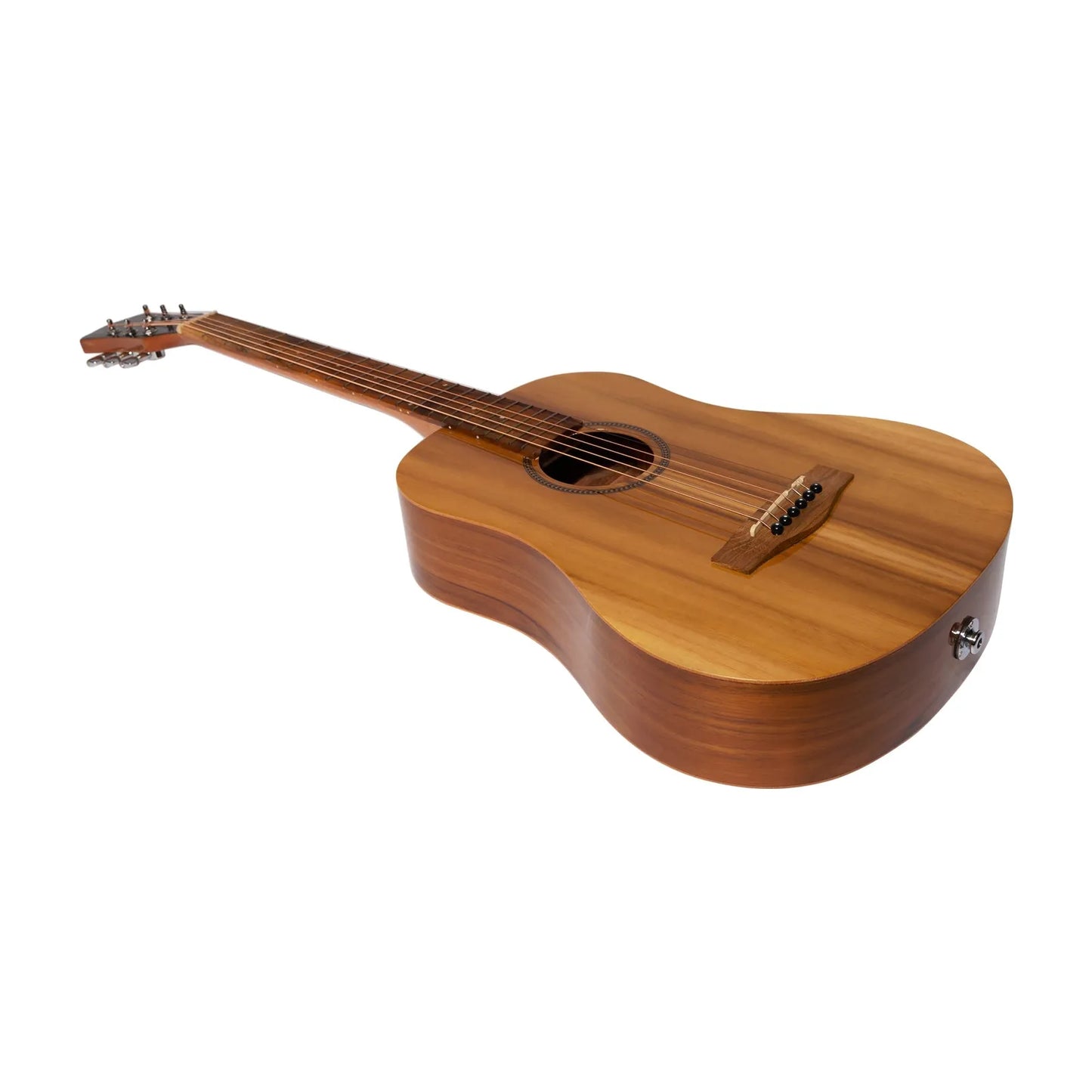 Martinez MZP-BT2G-JTK Acoustic-Electric Babe Traveller Guitar with Jati-Teakwood Body — view 3